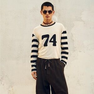 BNWOT Zara Man Men’s Collection Limited Edition 74 Long Sleeve T-shirt Small